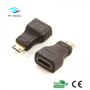 Żeński adapter HDMI na męski adapter HDMI złoty / niklowany Kod: FEF-H-022
